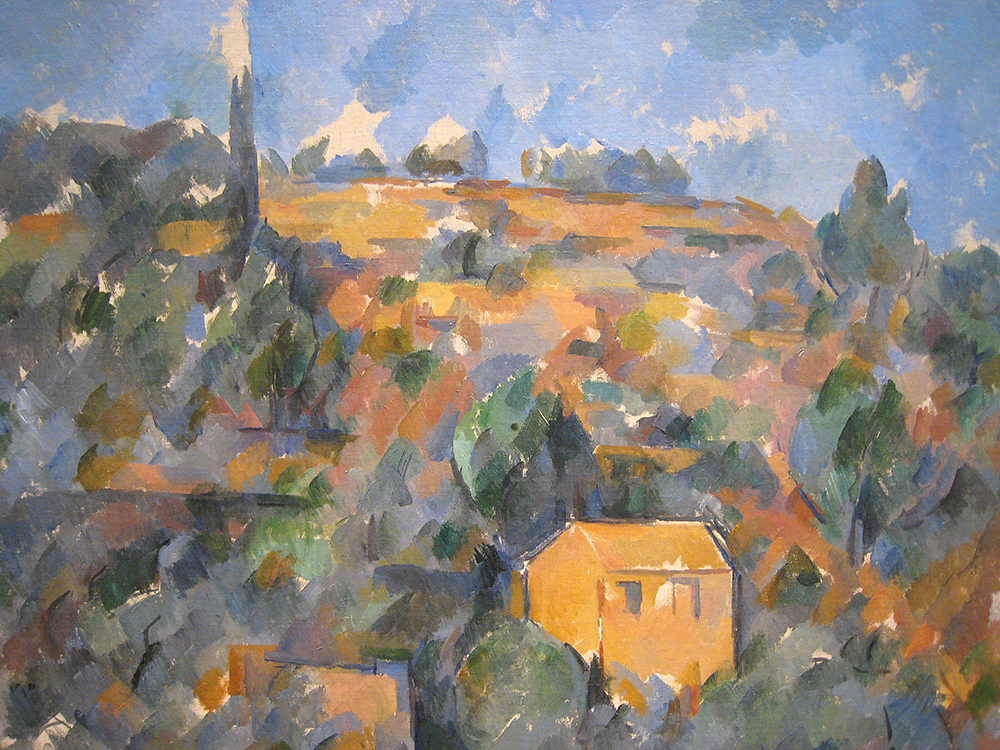 Paul Cezanne House on a Hill, 1904-06 oil painting reproduction