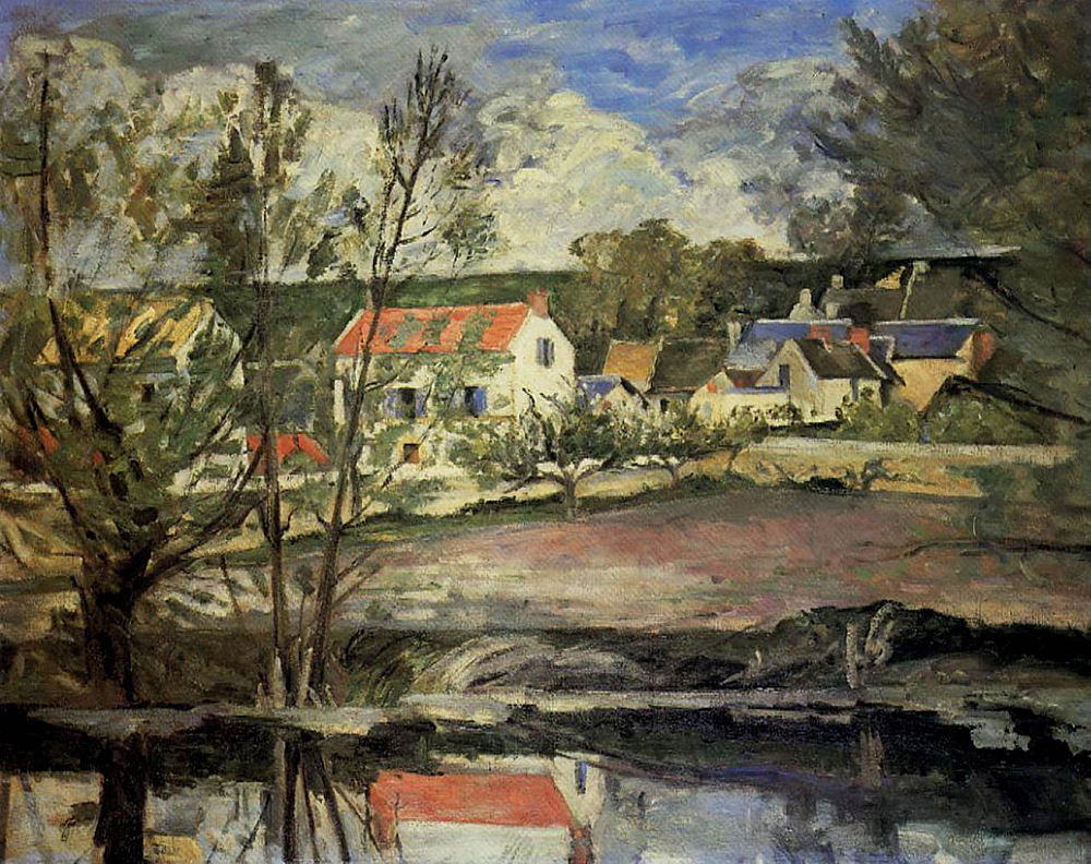 Paul Cezanne In the Valley of the Oise, 1873-74 oil painting reproduction