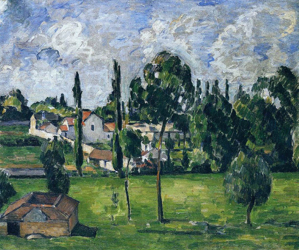 Paul Cezanne Landscape, 1865-67 oil painting reproduction