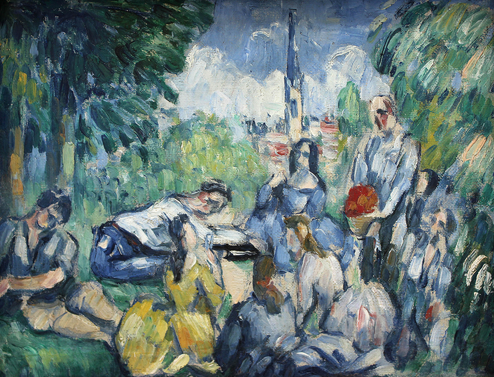 Paul Cezanne Luncheon on the Grass oil painting reproduction