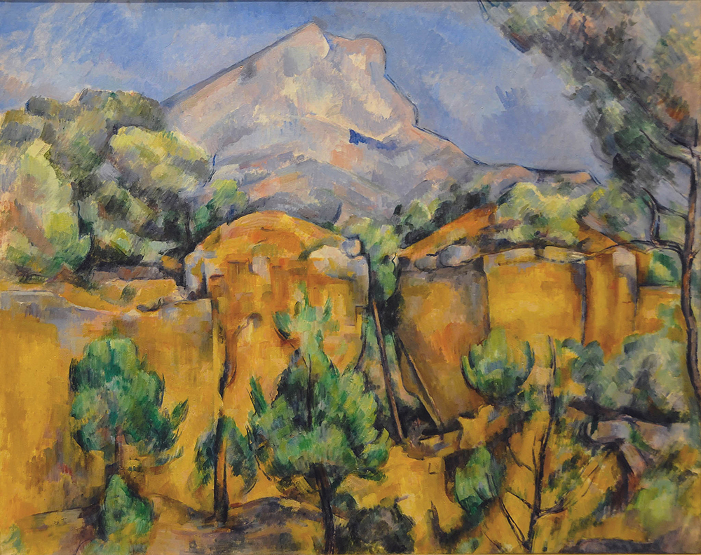 Paul Cezanne Mount Sainte-Victoire with Large Pine, 1882 oil painting reproduction