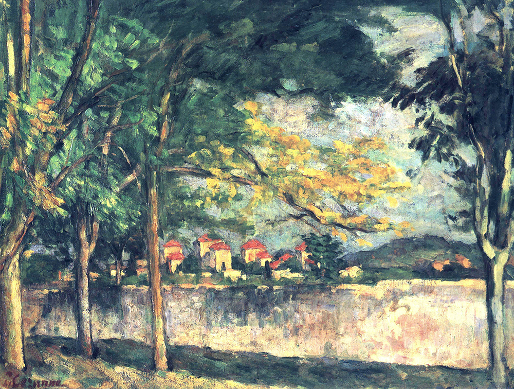 Paul Cezanne Road, 1875-76 oil painting reproduction