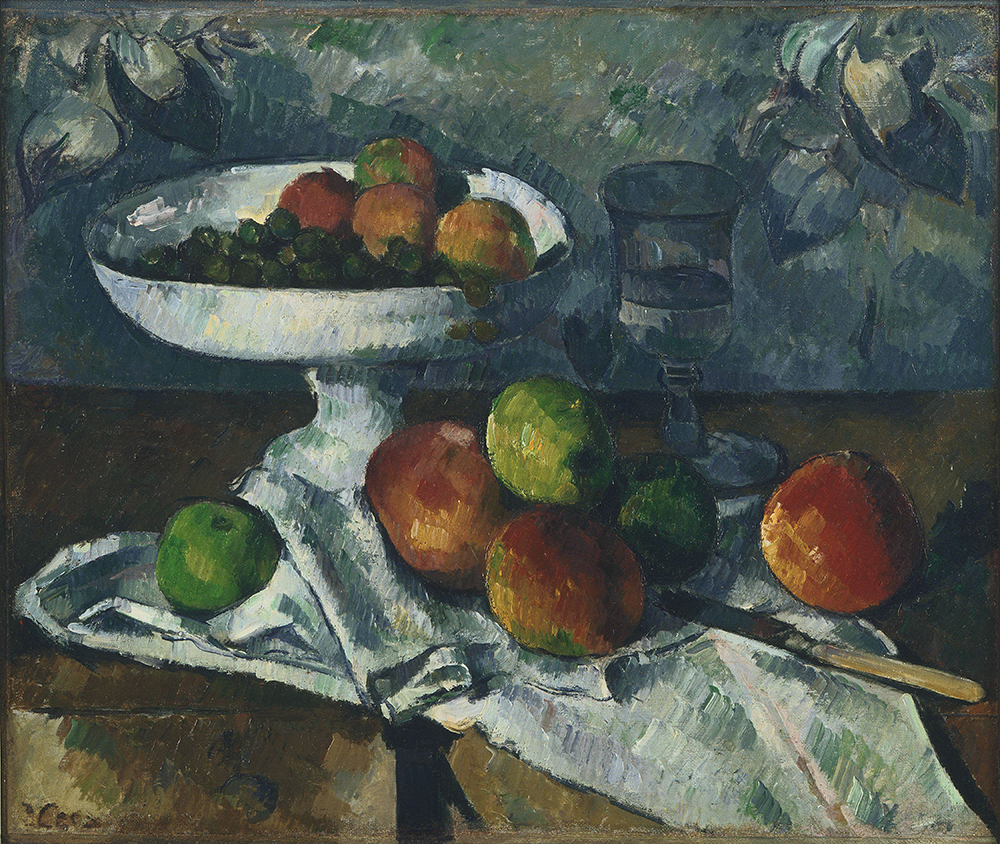 Paul Cezanne Still Life with Fruit Dish, 1879-80 oil painting reproduction