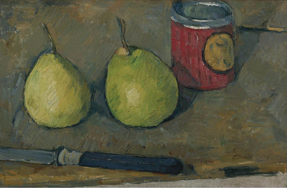 Paul Cezanne Still Life with Pears and Knife, 1877-78 oil painting reproduction