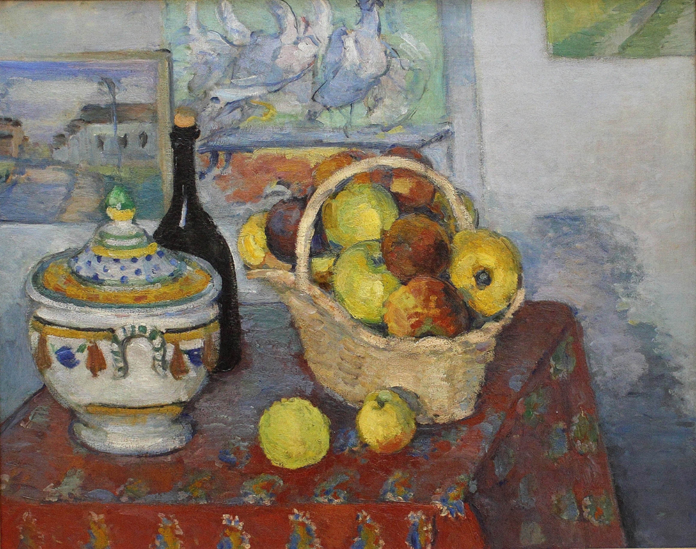 Paul Cezanne Still Life with Soup Bowl, 1877 oil painting reproduction