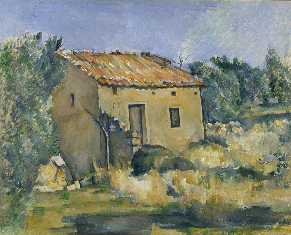 Paul Cezanne The Abandoned House near Aix-en-Provence, 1885-87 oil painting reproduction