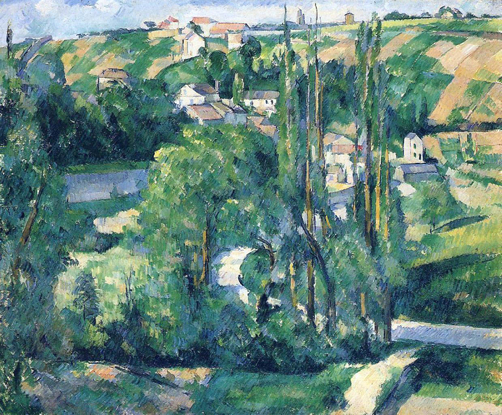 Paul Cezanne The Hill of Galet at Pontoise, 1879-80 oil painting reproduction