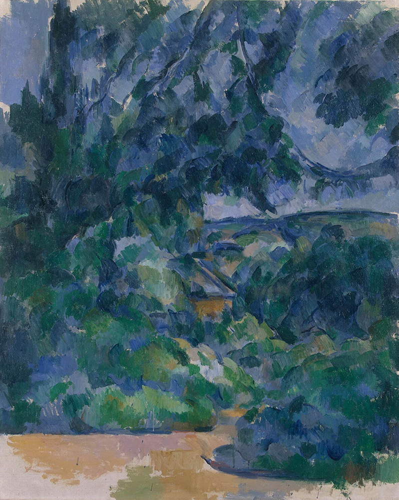 Paul Cezanne Blue Lanscape, 1904-06 oil painting reproduction