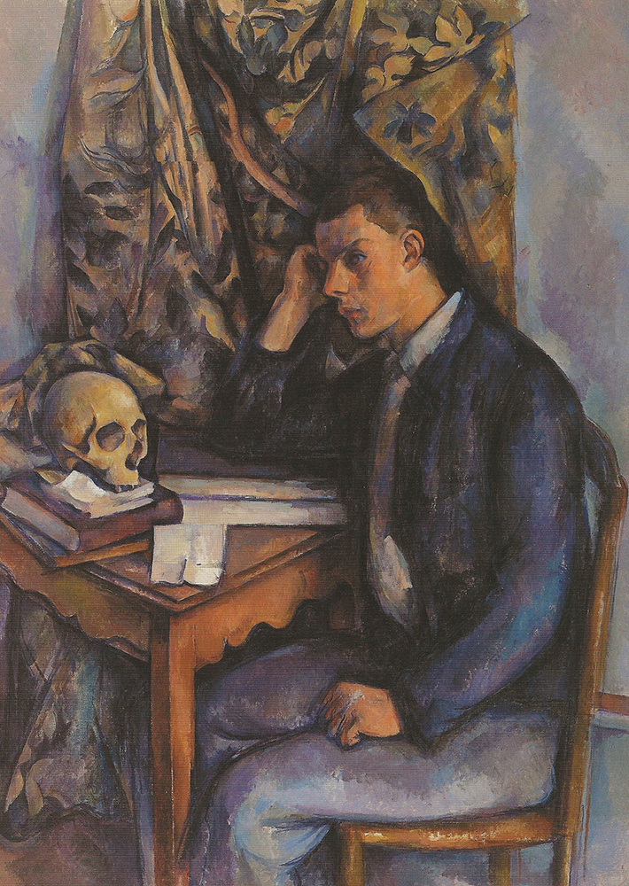 Paul Cezanne Boy with Skull, 1896-98 oil painting reproduction