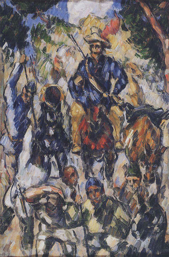 Paul Cezanne Don Quixote, Seen from the Front, 1875 oil painting reproduction