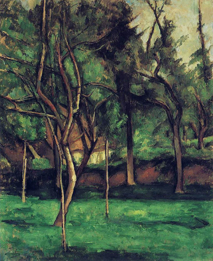 Paul Cezanne Orchard, 1882 oil painting reproduction