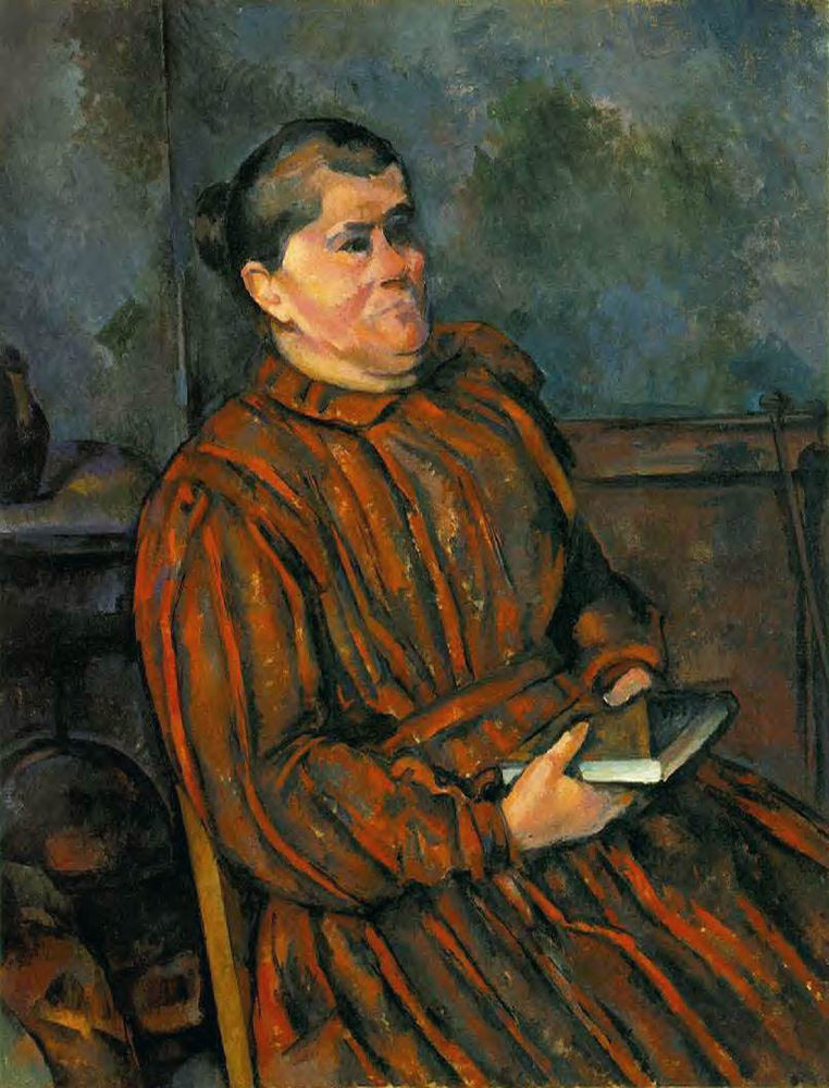 Paul Cezanne Portrait of a Woman, 1892-96 oil painting reproduction