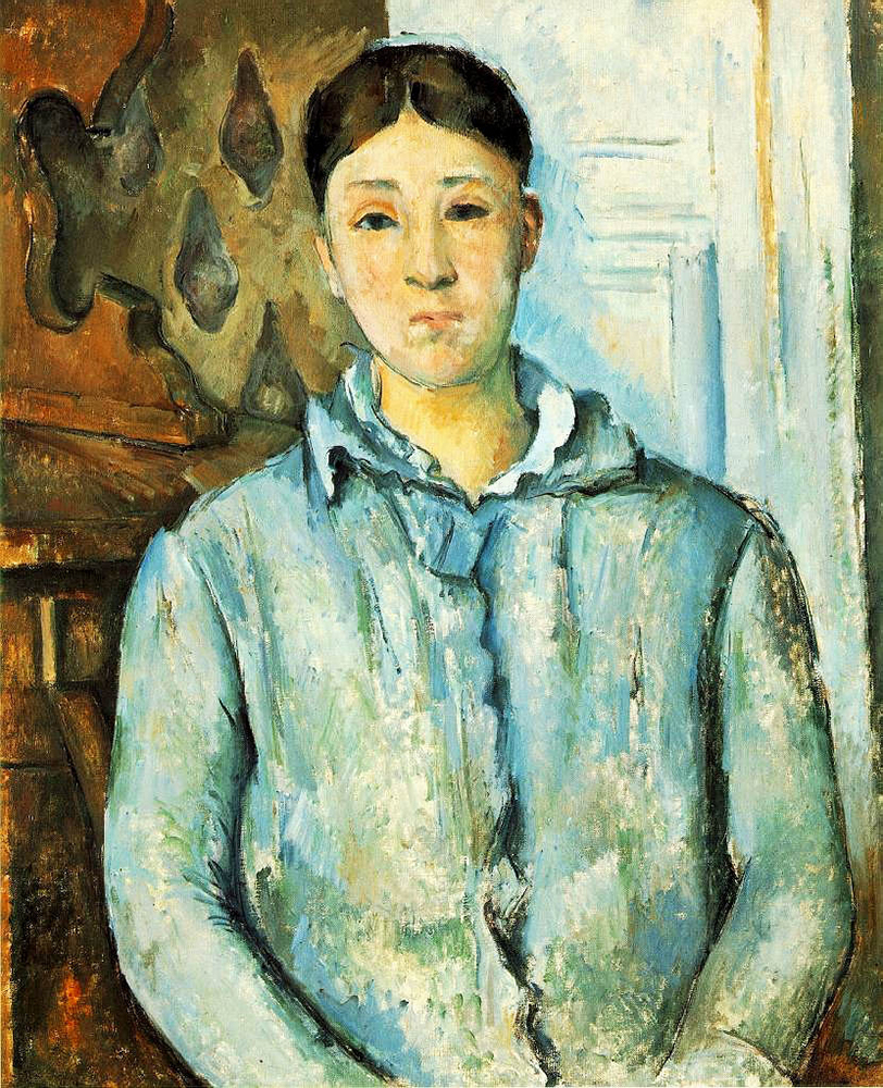Paul Cezanne Portrait of Madame Cezanne oil painting reproduction