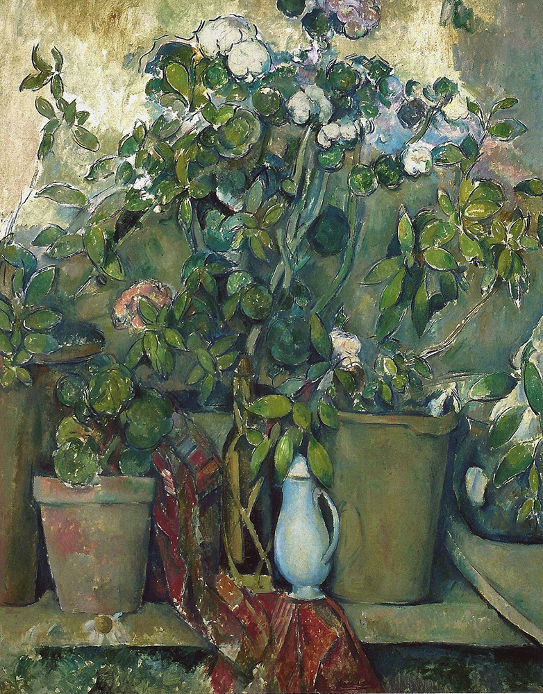 Paul Cezanne Potted Plants, 1888-90 oil painting reproduction