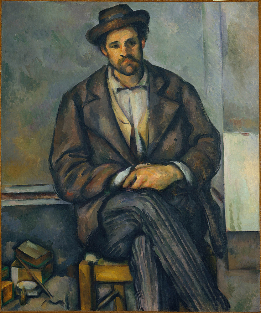 Paul Cezanne Seated Peasant, 1892-96 oil painting reproduction