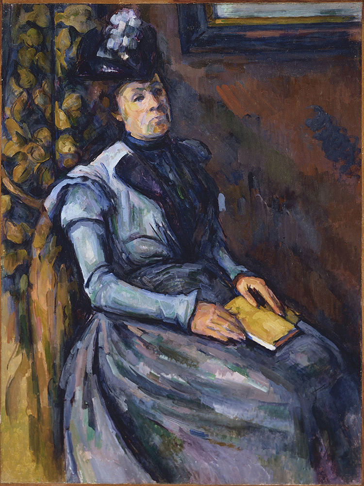 Paul Cezanne Seated Woman in Blue, 1902-04 oil painting reproduction
