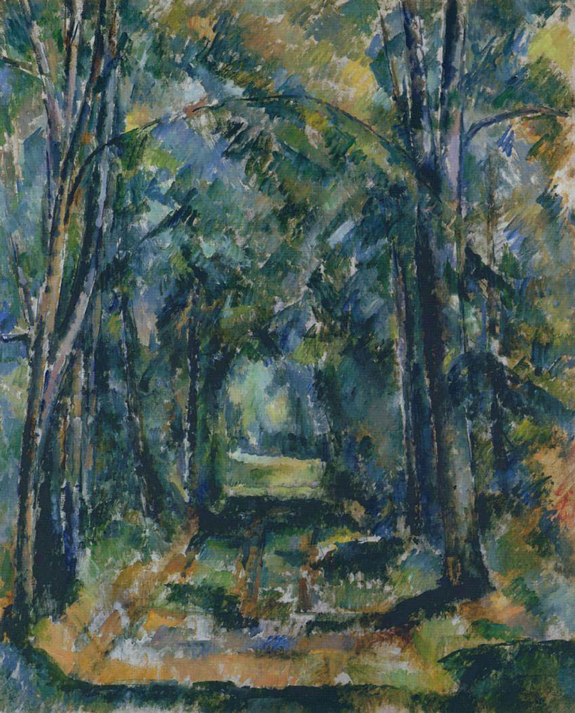 Paul Cezanne The Alley at Chantilly, 1888 oil painting reproduction