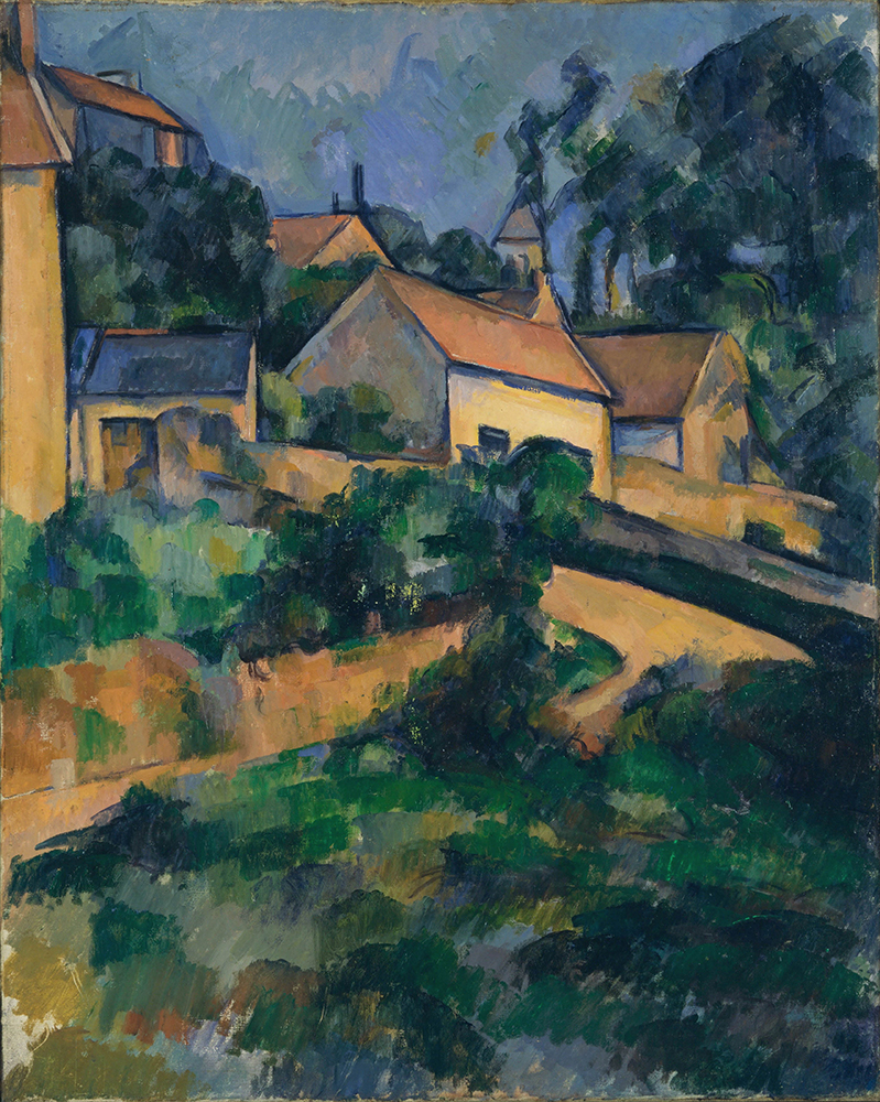 Paul Cezanne Turning Road at Montgeroult, 1898 oil painting reproduction