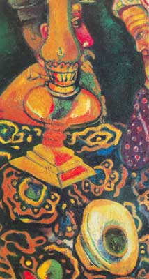 Marc Chagall Still Life with Lamp oil painting reproduction