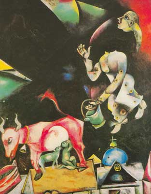 Marc Chagall To Russia, Asses, and Others oil painting reproduction