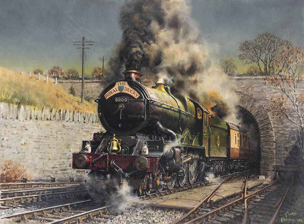 Transport Art - Railroad Art - The Royal Duchess painting for sale Cuneo1