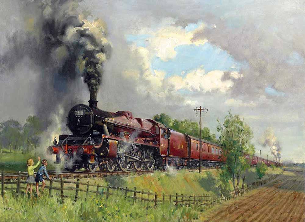 Transport Art - Railroad Art - Lickey Incline painting for sale Cuneo5