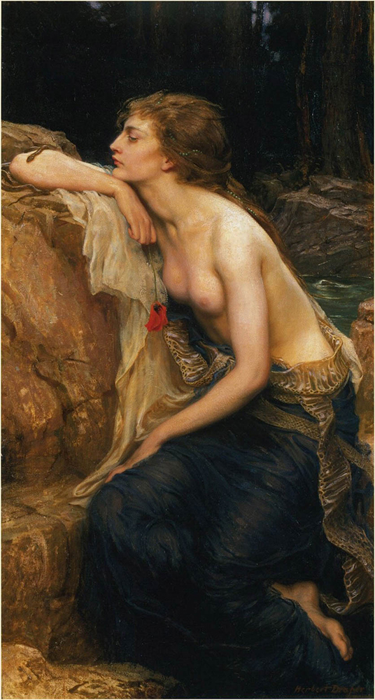 Herbert James Draper Lamia, 1909 oil painting reproduction