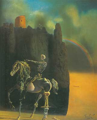 Salvador Dali The Horseman of Death oil painting reproduction