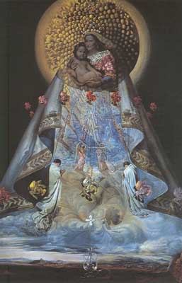 Salvador Dali The Virgin of Guadalupe oil painting reproduction