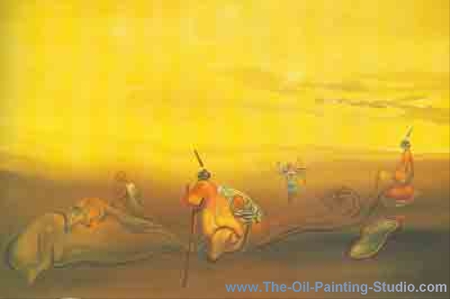 Salvador Dali Soft Skulls oil painting reproduction