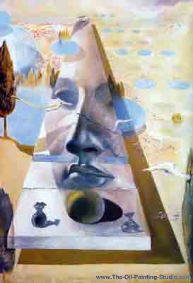 Salvador Dali Apparition of the Visage of Aphrodite oil painting reproduction