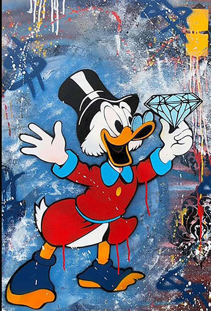Comic Book Heroes Art - Scrooge McDuck - Scrooge McDuck Diamond painting for sale Duck1