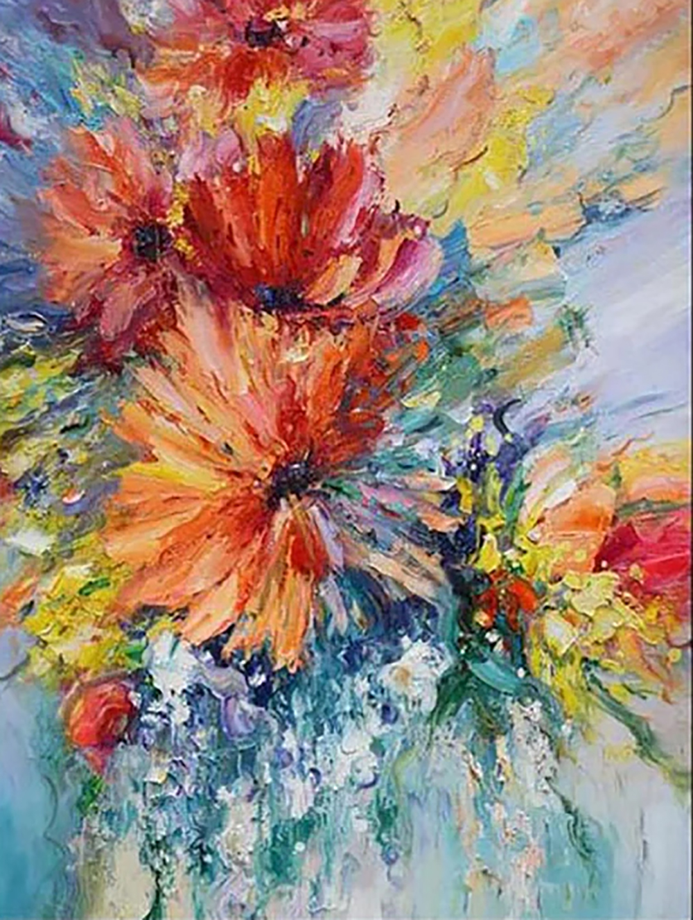 Flowers   painting for sale FLO0156