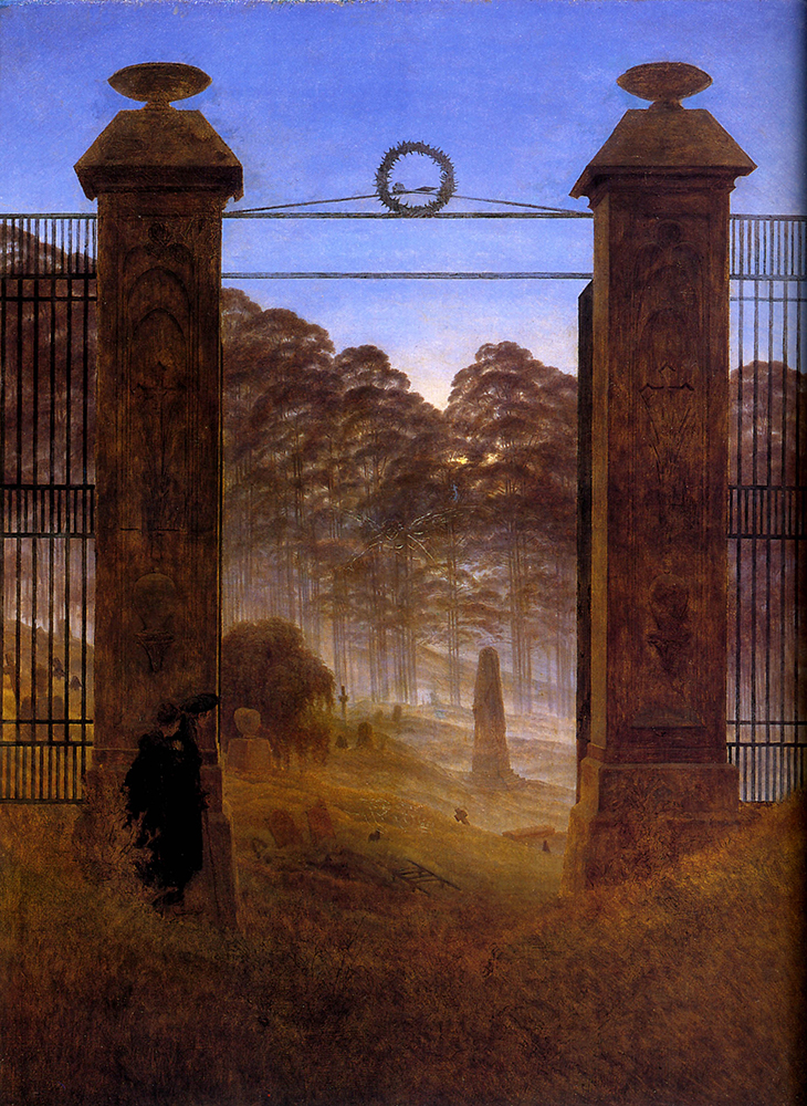 Caspar David Friedrich La Cathedrale  oil painting reproduction