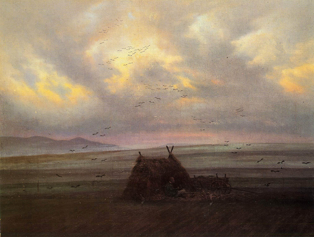 Caspar David Friedrich Nebelschwaden (1818-20) oil painting reproduction