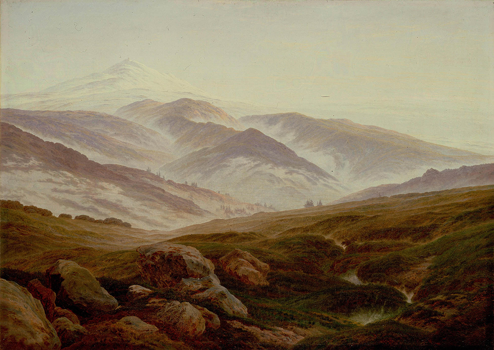 Caspar David Friedrich Riesengebirge (Memories of the Riesengebirge) oil painting reproduction