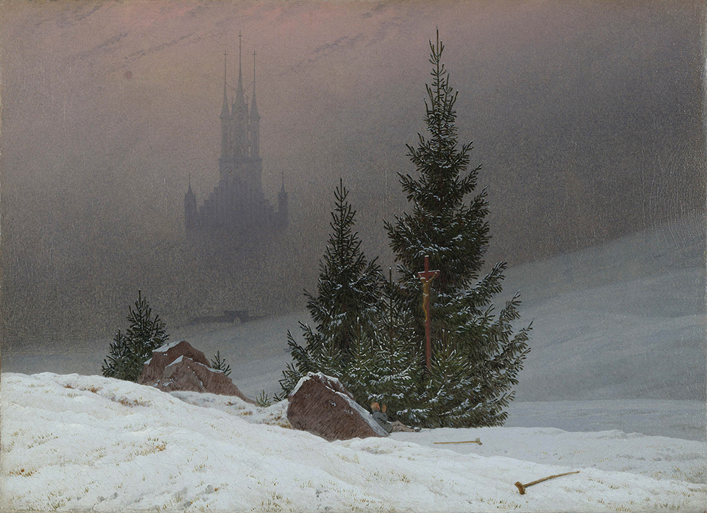 Caspar David Friedrich Winter Landscape (1811) oil painting reproduction