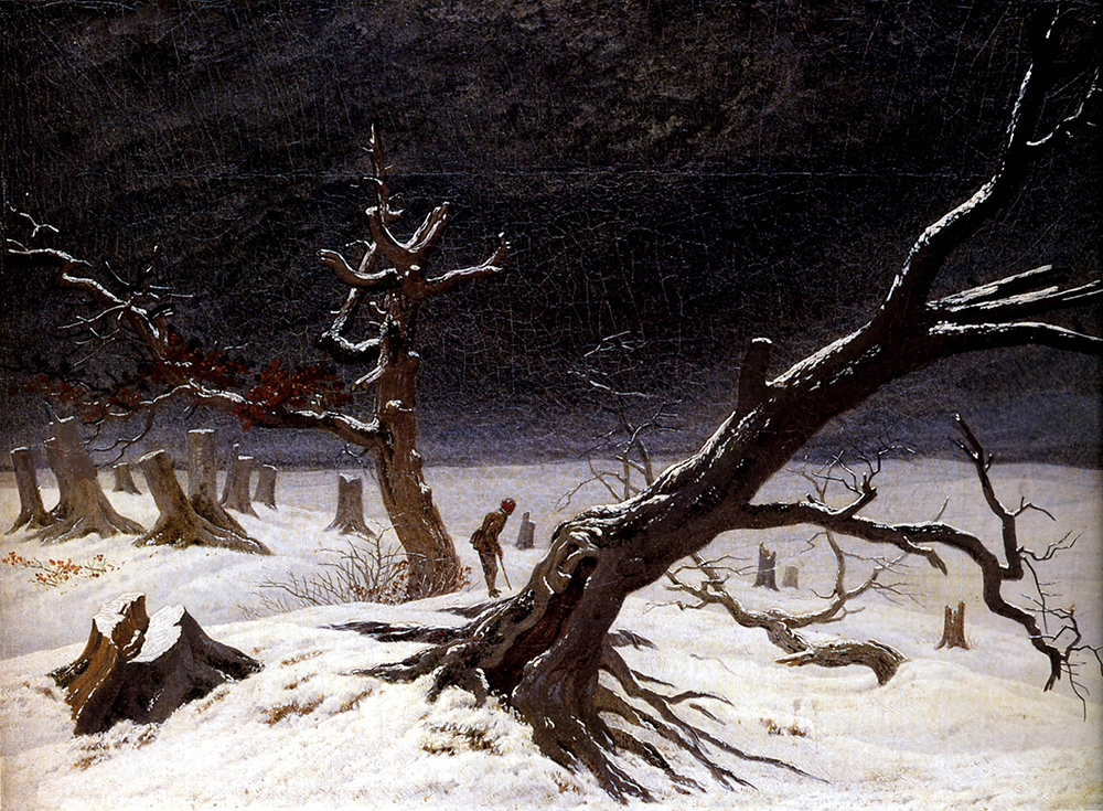 Caspar David Friedrich Winter Landscape (1812)  oil painting reproduction