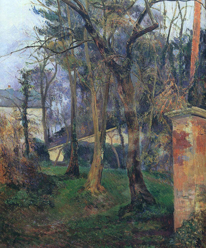 Paul Gauguin Abandoned Garden in Rouen, 1884 oil painting reproduction