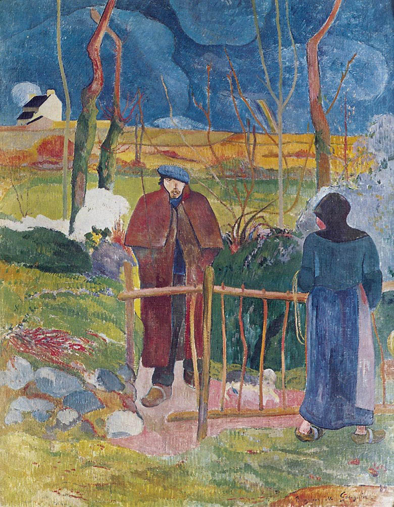 Paul Gauguin Bonjour Monsieur Gauguin, 1889 oil painting reproduction