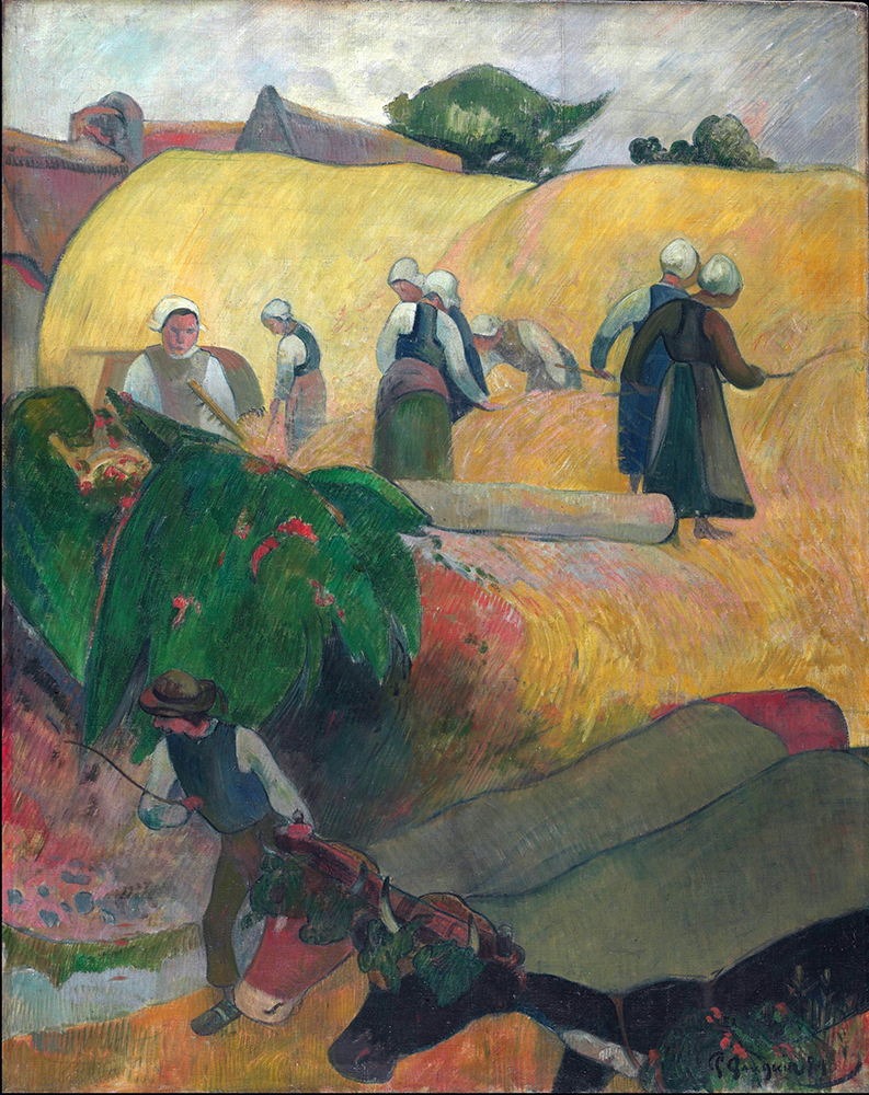 Paul Gauguin Haymaking, 1889 oil painting reproduction