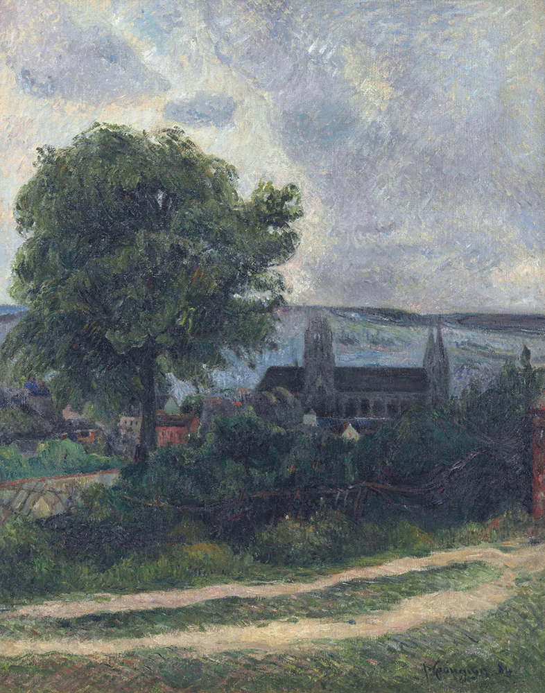 Paul Gauguin Rouen, Saint-Ouen Church, 1884 oil painting reproduction