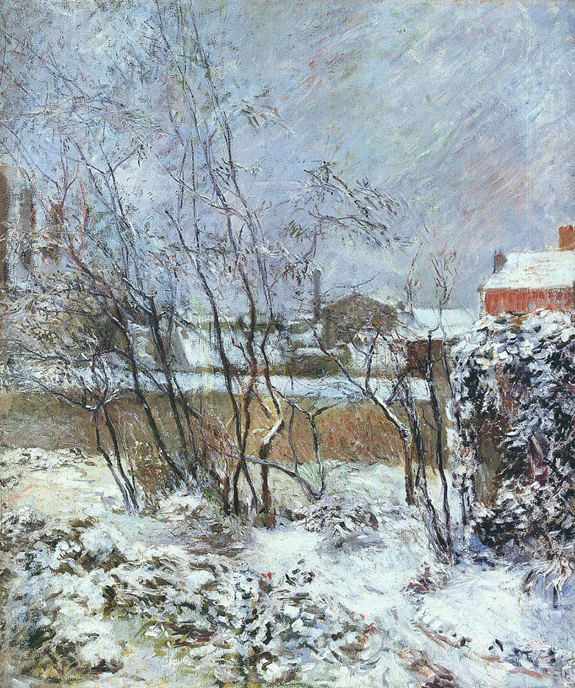 Paul Gauguin Snow, Carcel Street, 1883 oil painting reproduction