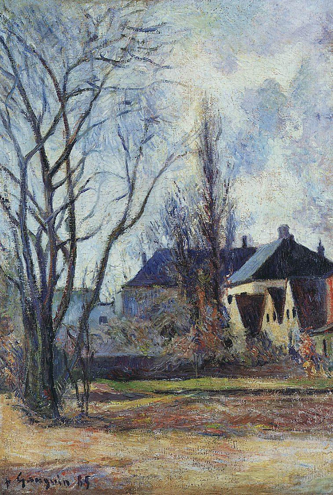 Paul Gauguin Winter's End, 1885 oil painting reproduction