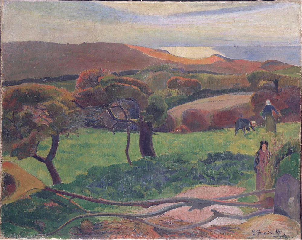 Paul Gauguin Landscape from Bretagne, 1889 oil painting reproduction