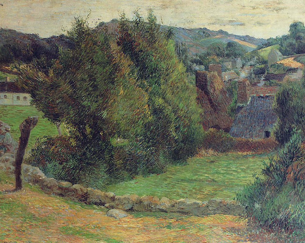 Paul Gauguin Mount Sainte-Marguerite near from the Presbytery, 1886 oil painting reproduction