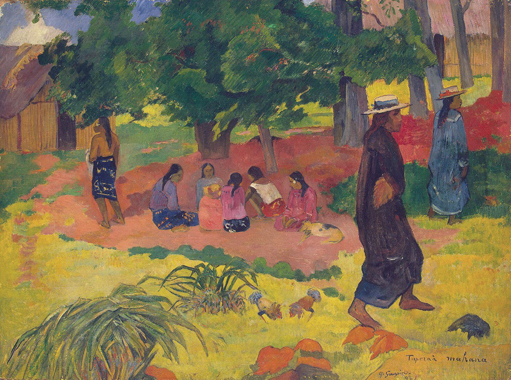 Paul Gauguin Taperaa Mahana (Late Afternoon), 1892 oil painting reproduction