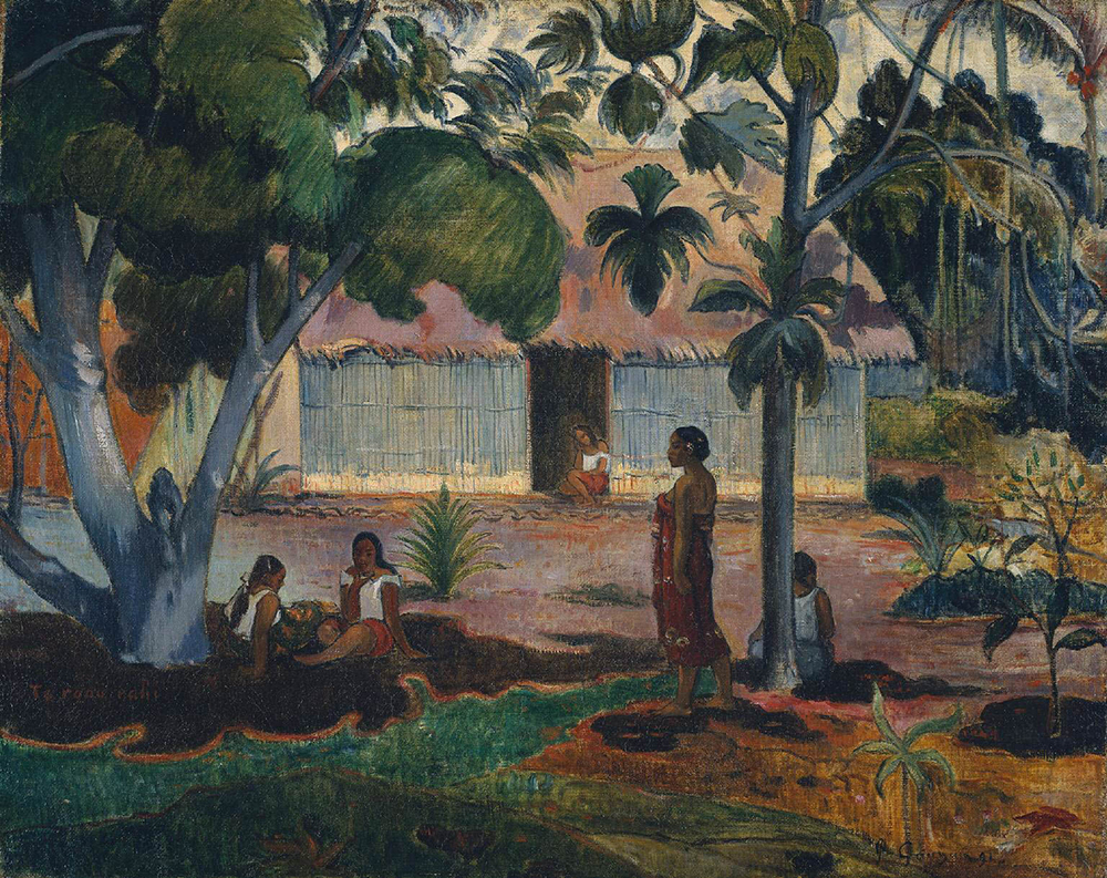 Paul Gauguin Te Raau Rahi (The Large Tree), 1892 oil painting reproduction