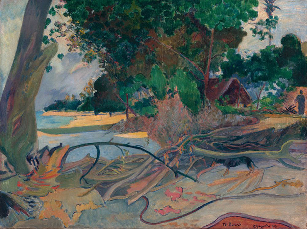 Paul Gauguin The Hibiscus Tree (Te Burao), 1892 oil painting reproduction