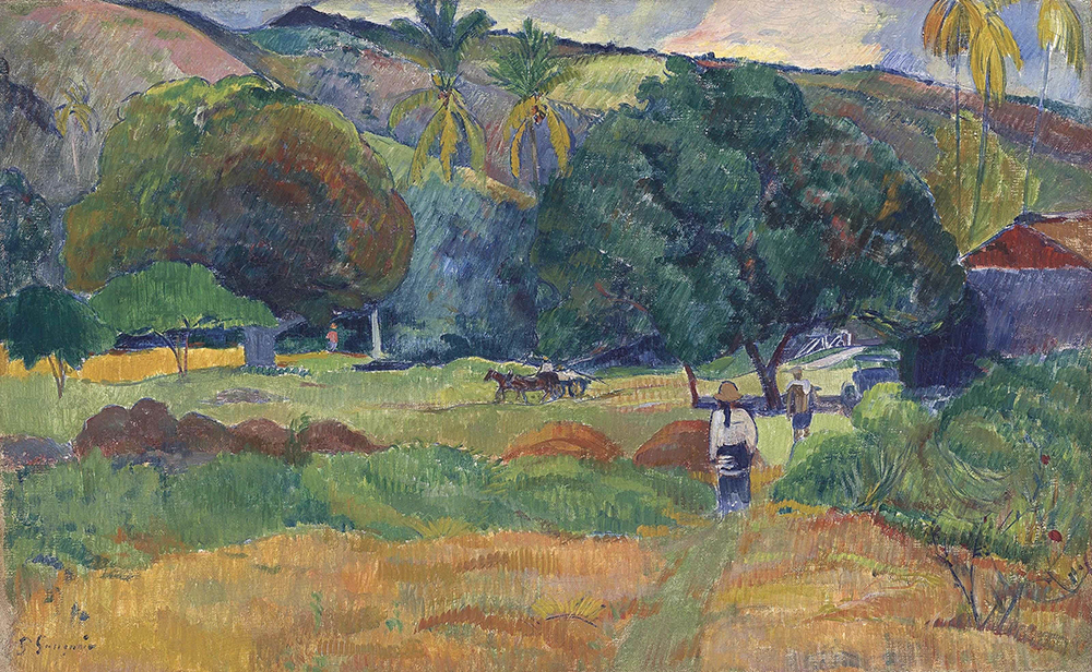 Paul Gauguin The Small Valley, 1892 oil painting reproduction